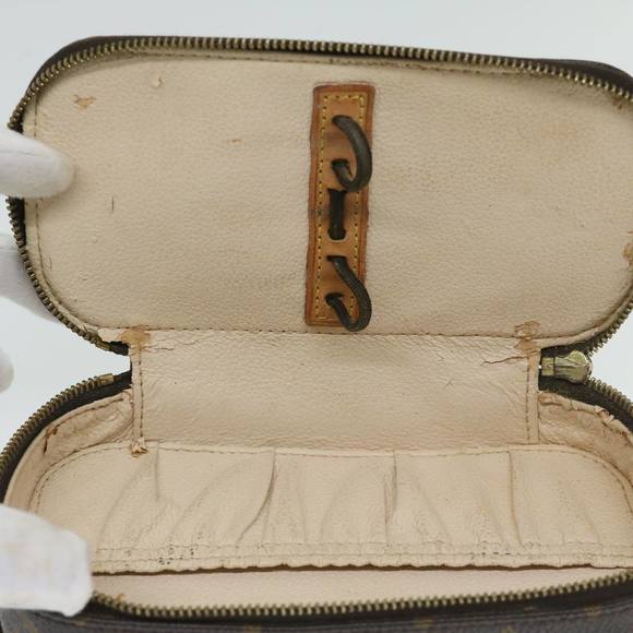 LOUIS VUITTON Monogram Trousse Brush PM Cosmetic Pouch M47510 LV Auth 68712 - Picture 10 of 16